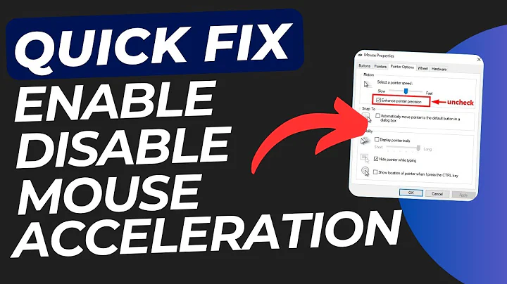 How to Turn On/Off Mouse Acceleration in Windows (2025 Easy Guide)