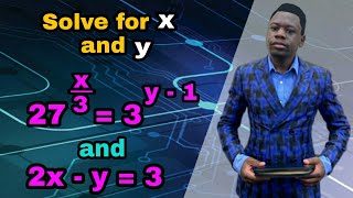 Solve for x and y when we are given exponents. Exponential equations with simultaneous equations