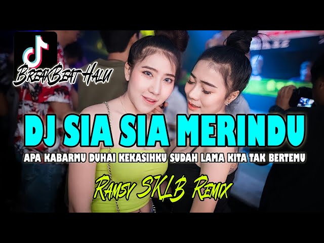 DJ SIA SIA MERINDU | REMIX VIRAL TIK TOK class=