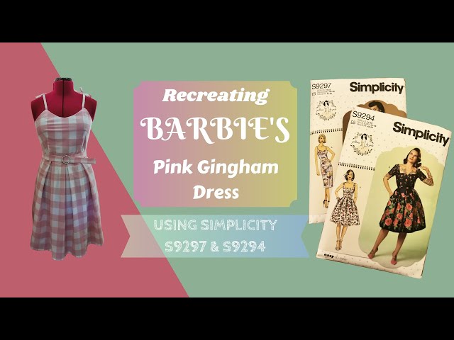 How to Sew Barbie Pink Gingham Dress - YouTube how-to-sew-barbie-pink-gingham-dress-youtube