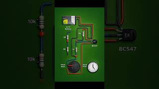 How to Power a 1.5V Wall Clock with a 3.7V Battery (BC547 Circuit) #homemonitor #alarmclocks