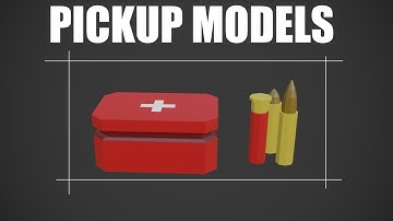 Pickup Models - FPS Game In Unity With Blender