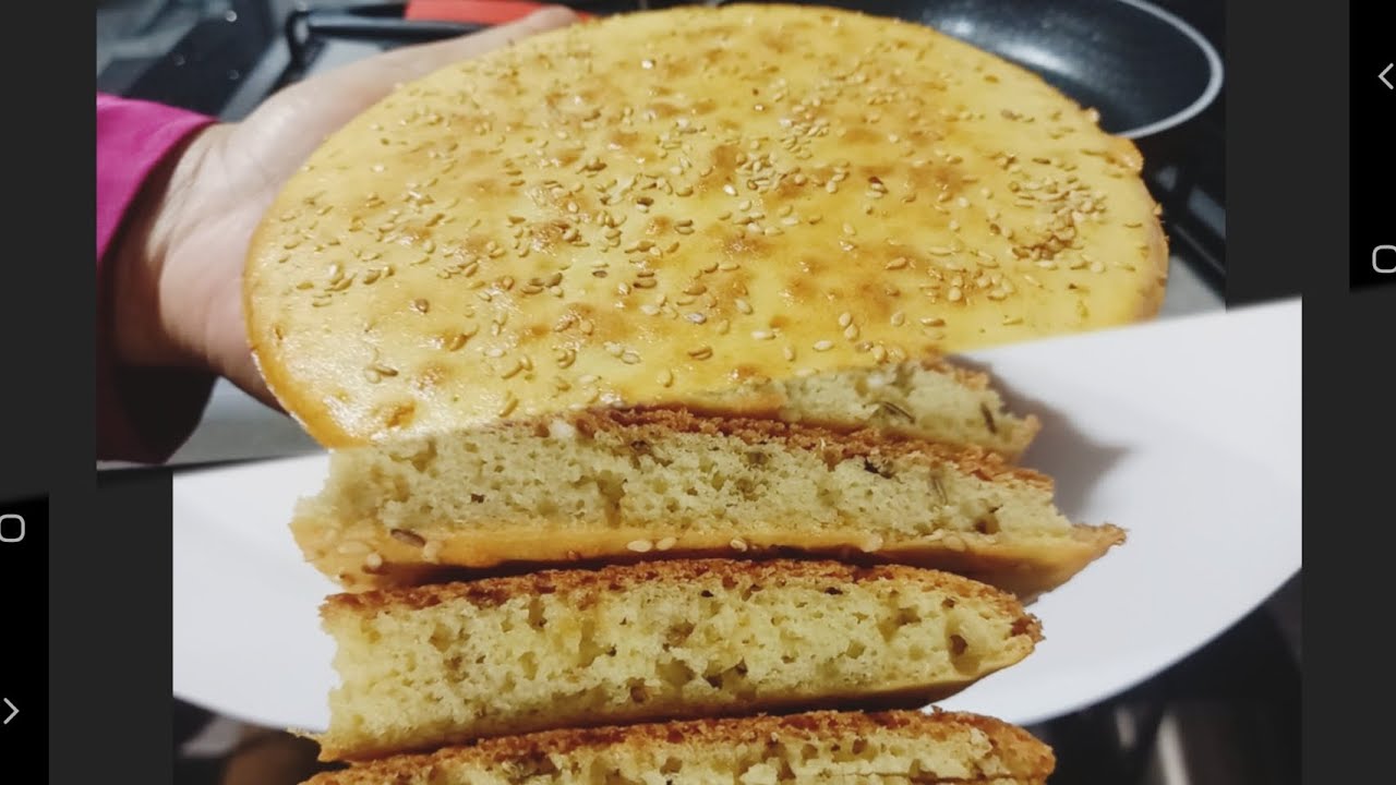 خبز في المقلى للفطور💯ناجح سريع التحضير‼️لكيتو والدايت. لذيذ جدا لأصحاب السكري بدون غلوتين⚘️