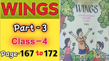 Wings class 4 Part-3 || Lesson - 9 || page 167 -172 || activity 7 to 10 || @StudyMapping
