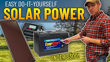 DIY Solar Setup: Easy to Follow Step-by-Step Instructions - All under $300!