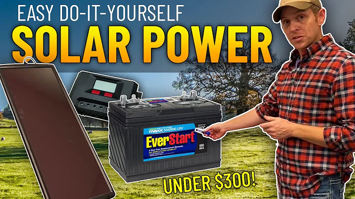 DIY Solar Setup: Easy to Follow Step-by-Step Instructions - All under $300!