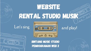 Website Booking Studio Musik Online | Tugas Akhir Pemrograman Web 2 (CI4)