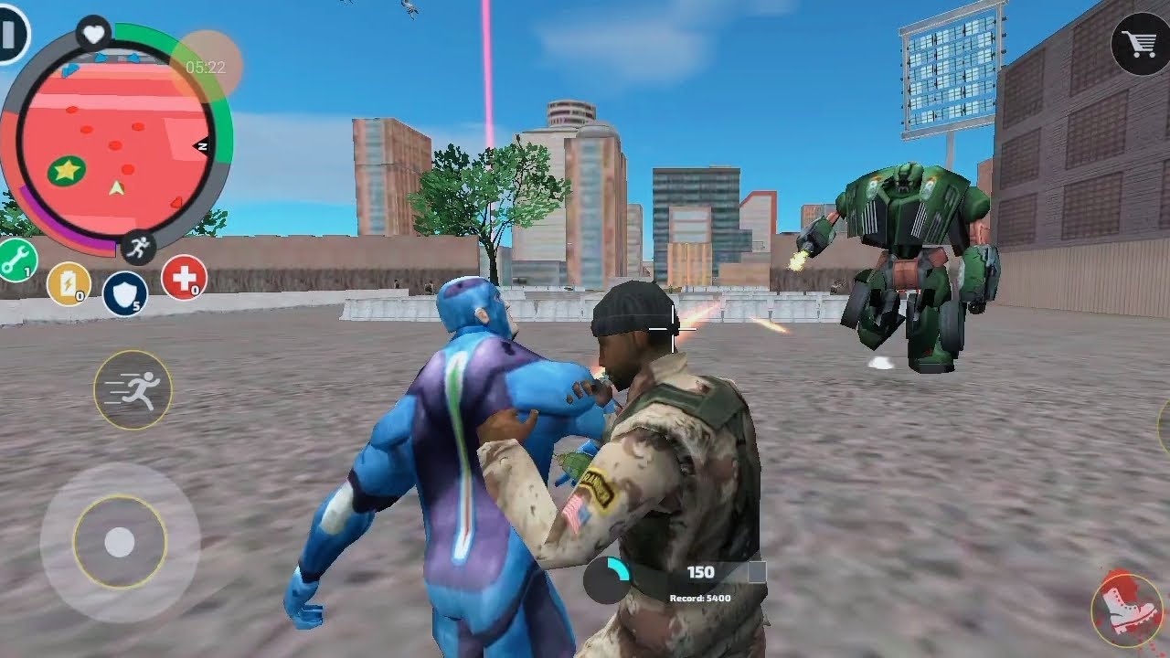 Vice Rope Vice Town Rope Hero ll Gameplay #7 New #miltary #kanal # Mil gya - YouTube