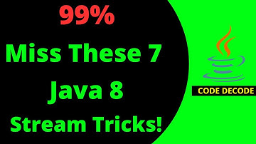 7 Java Stream Tricks every Developer should know in 2025 | Java 8 Interview Questions | Code Decode