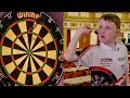 11 year old darts wonderkid finishes a 156 on masters stage