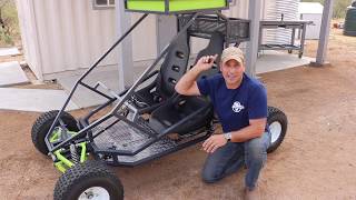 Forney industries teamed up with joe mooney from homesteadonomics to
create an off-road go-kart for use around his homestead. wanted a
two-s...