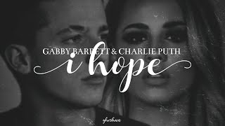 gabby barrett & charlie puth - i hope (lyrics) chords