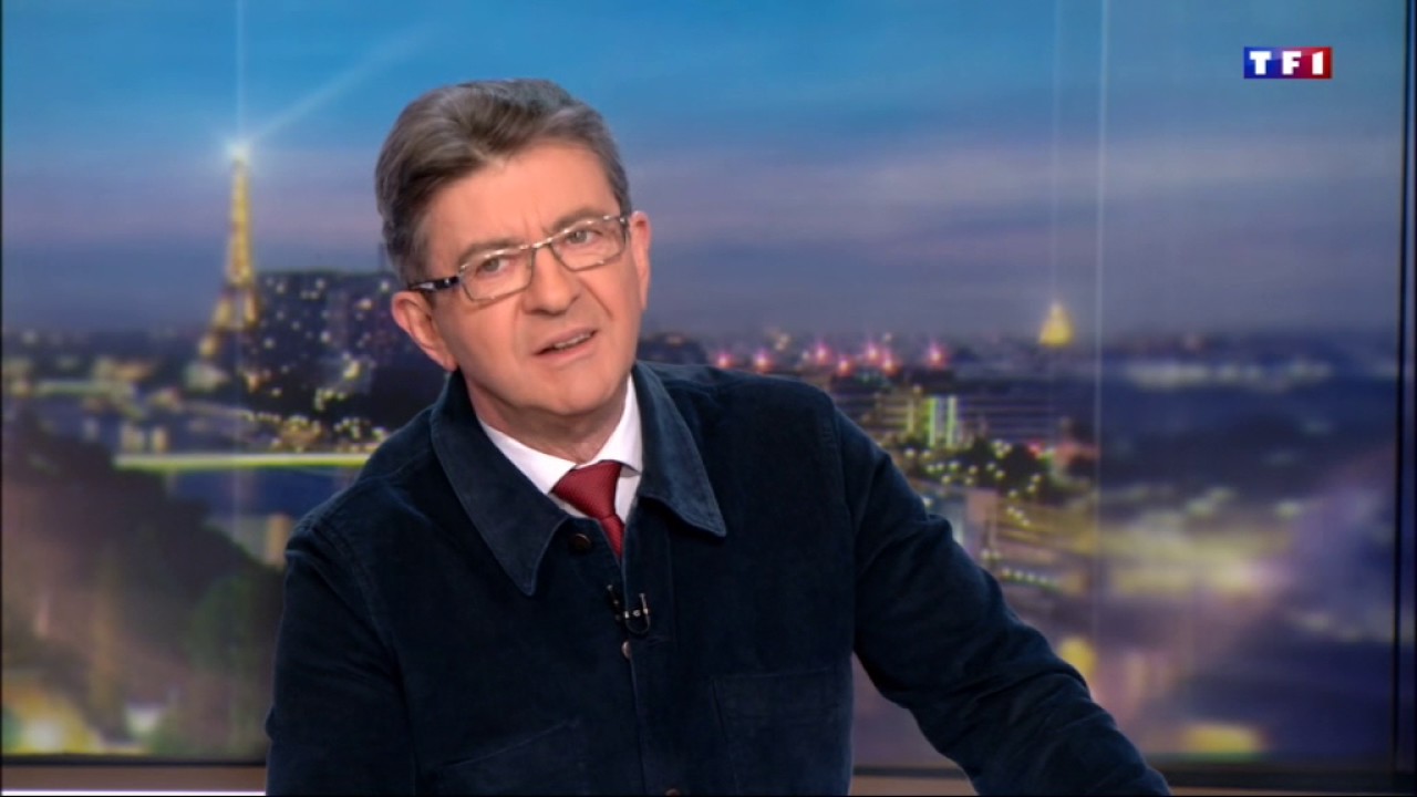 Jean-Luc Mélenchon JT 20h TF1 le 03 février 2017 - YouTube