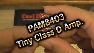 PAM8403 Tiny Class D Amp