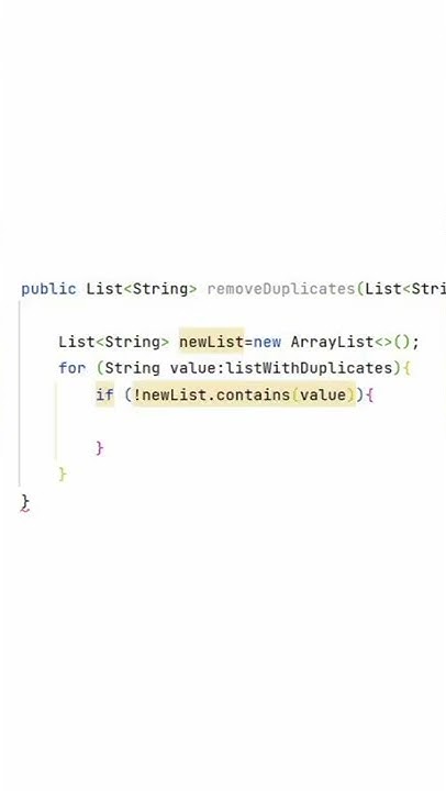 How to remove duplicates from List in Java - YouTube