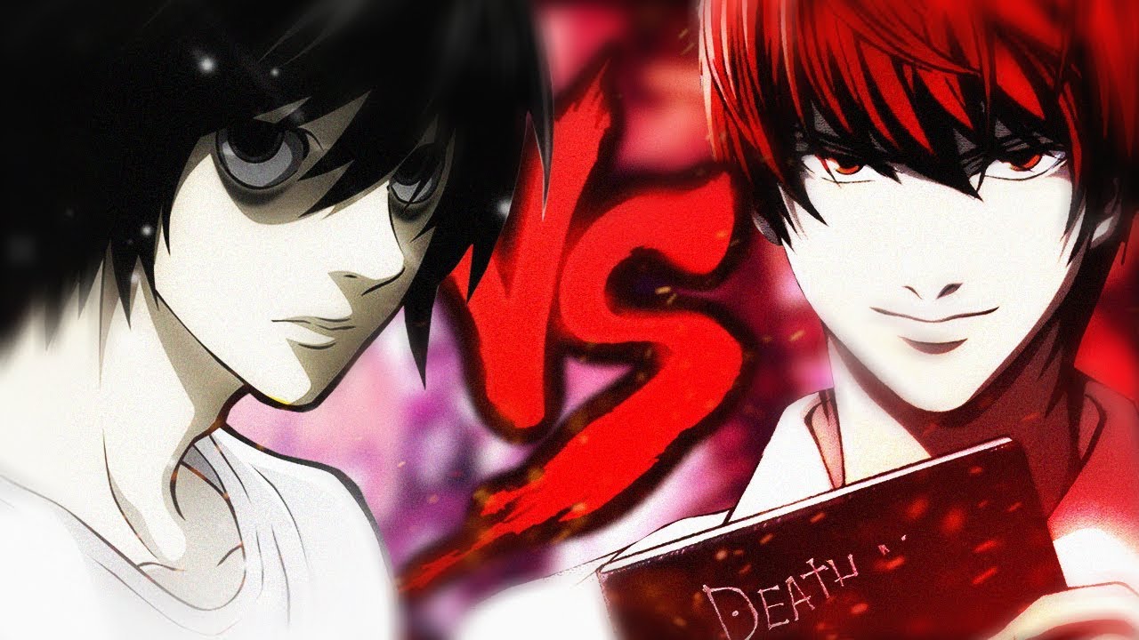 L Vs Kira #porrada #deathnote #l #kira #anime #gamer #fight #vaiprofy