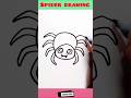 Easy Spider Drawing For Kids Easy Spider Drawing Forkids Trending Shortsvideo Halloween 