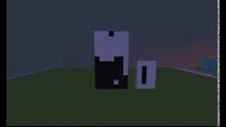 stop motion minecraft tetris