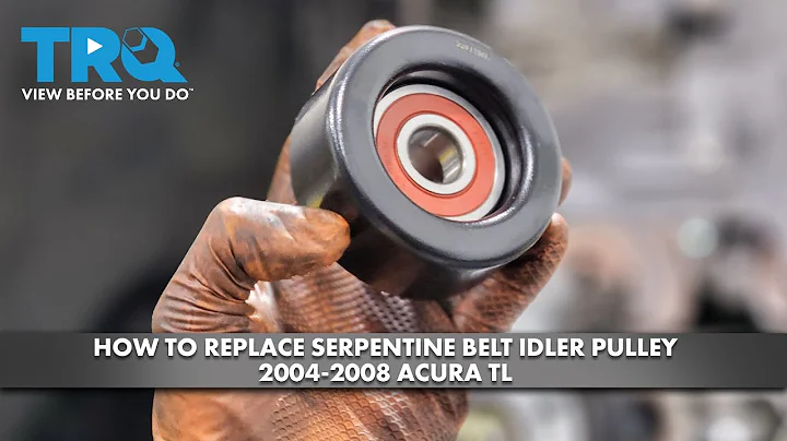 How to Replace Serpentine Belt Idler Pulley 2004-2...