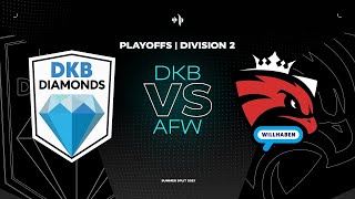 DKB vs AFW | UPPER-BRACKET FINALE | Division 2 | Summer Split 2023 | Strauss PRM