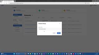 Sharing a dataset