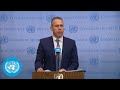 Israel on Israel/Palestine - Security Council Media Stakeout (26 July 2022) | United Nations