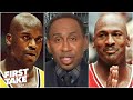 Stephen A. reacts to Shaq saying his 3-peat Lakers would have ‘easily’ taken MJ’s Bulls | First Take