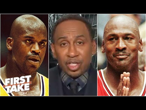 Stephen A. reacts to Shaq saying his 3-peat Lakers would have ‘easily’ taken MJ’s Bulls | First Take