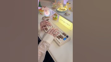 Cidoo ABM066 • cheese switches • cocoa keycaps • yummy sound #asmr #keyboard #mechanicalkeyboard