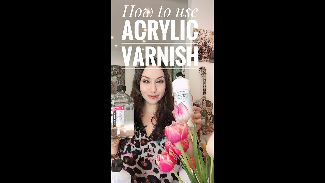 How To Use Acrylic Varnish /paintings on canvas & murals/ YouTube