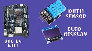 Uno R4 Wi-Fi - Measuring temperature and humidity with Dht11 sensor #dht11 #electronics #unor4wifi