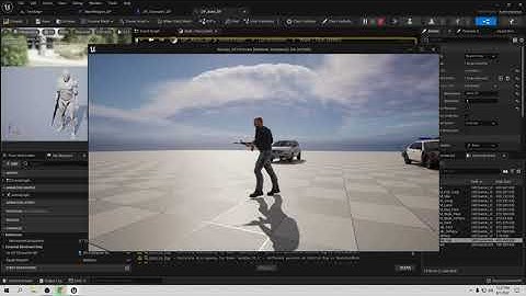 Unreal Engine: Remake GTA for UE5 (Part 9: Equip weapons and animations)
