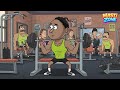 Natia's Gym Adventure 😋 | Funny Cartoon Story