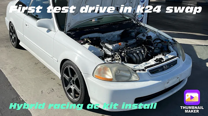 Honda civic ekk2 k24 swap auto to manual conversion part 6