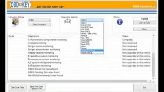 OBDKey Fault Code Reader Windows 8 Subaru SSM Engine Tutorial screenshot 5