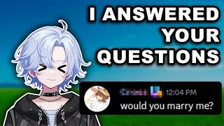 Answering your questions