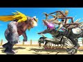 Overpowered carl vs goro boss  animal revolt battle simulator