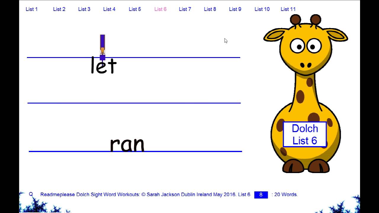 Worksheet Dolch List 5 worksheet dolch list 5 mikyu free readmeplease 6 youtube 6