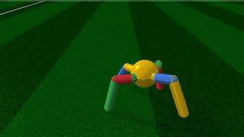 pybullet Ant trained using TensorFlow Agents