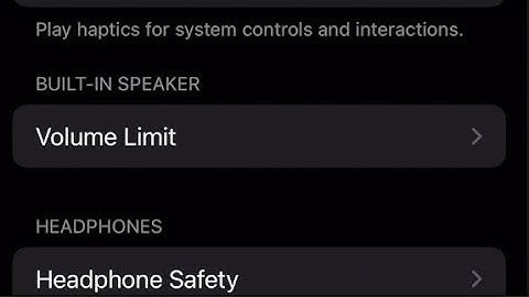 How to Limit iPhone Speaker Volume in iOS 18.2