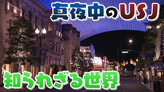 【知られざる世界】深夜のUSJに潜入! 閉園後のパークには湖にダイブ!?深夜食堂も!?【真夜中の定点観測】