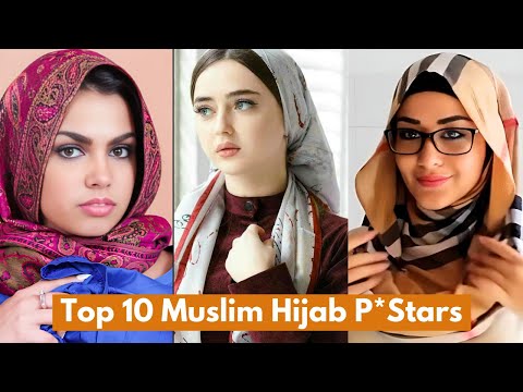 Top 10 Muslim Hijab Prnstars of 2024 || Top Hijab P*stars