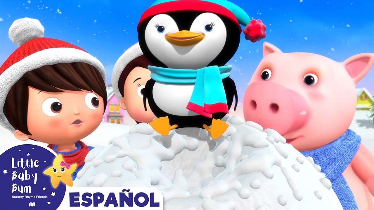 Hagamos un Muñeco de Nieve - Canciones Infantiles | Little Baby Bum en Español