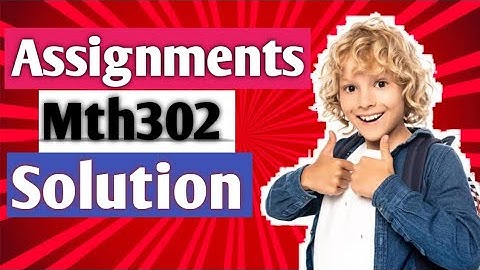 Mth302 Assignment Solution | business math and statistics 2023 #virtualuniversity #assignment #vu