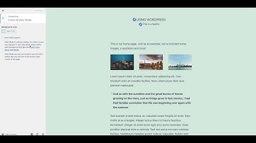 Using WordPress - Customizer - Theme Colors