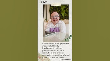 Snapshots in Time: Individuals with Disabilities Education Act IDEA (1990 & 2004) #fape #idea #pave