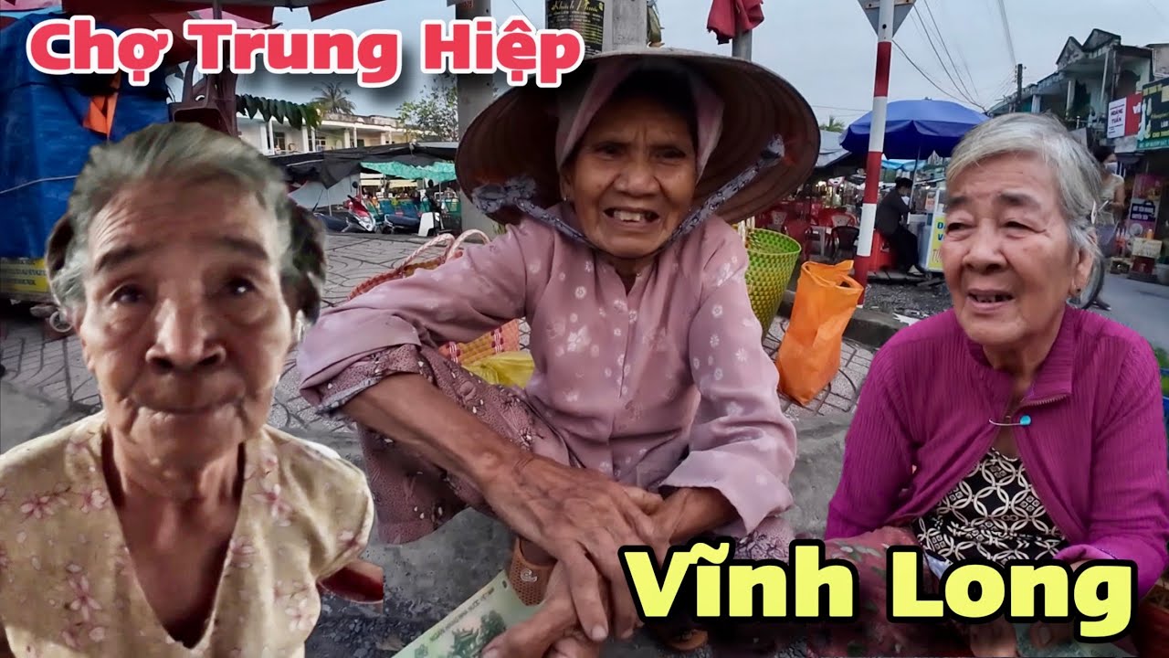 Chợ Trung Hiệp Vĩnh Long Và Chợ Lo Co Trà Vinh Người Lớn Tuổi Nhận Quà Từ Mỹ | Khương Nhựt Minh