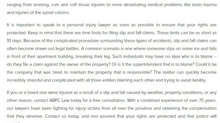 Personal Injury Lawyer In Milton - ABPC Personal Injury Lawyer