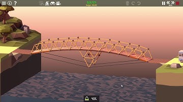 Poly Bridge 2 : Level 3-07 Solution