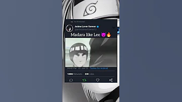 Madara like Lee 😈🔥 #shorts #anime #naruto #madara #lee #trendingshorts #viral